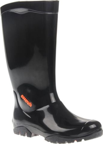 BLACK SHOVA GUMBOOT NON SAFETY SZ9