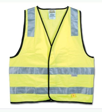 YELLOW DAY/NIGHT SAFETY VEST LARGE
