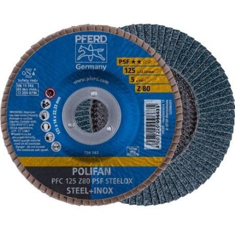 FLAP DISC 125 X 22 60 GRIT SILVERSTAR