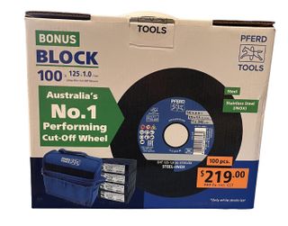 100 125MM INOX THIN CUT + 1 COMBO