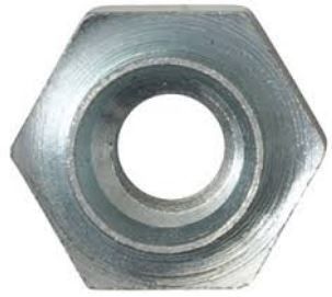 ROOT NUT HEX STEEL ZINC M4