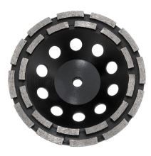 DIAMOND CUP WHEEL DOUBLE ROW 185MM DIA