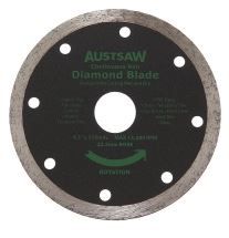 DIAMOND BLADE CONTINUOUS RIM 115MM DIA