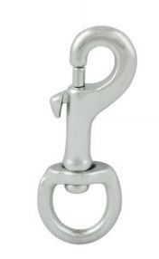 ROUND EYE SWIVEL SNAPHOOKS NP 12MM