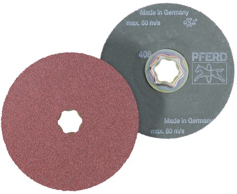 FIBRE SAND DISC 125 X 22 GRIT 24