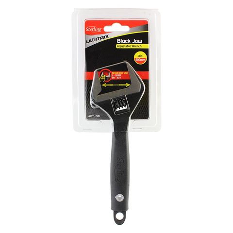 BLACK JAW WRENCH 200MM (8IN) L/H THREAD