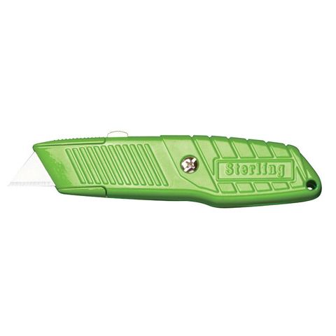 ULTRA GRIP RETRACTABLE KNIFE LIME GREEN