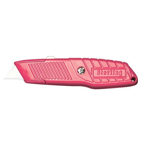 ULTRA GRIP RETRACTABLE KNIFE PINK