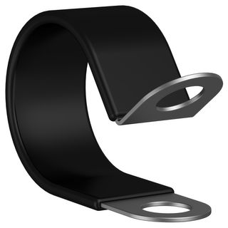 P CLAMP 57MM 12.7MM HOLE 20 BAND ZINC