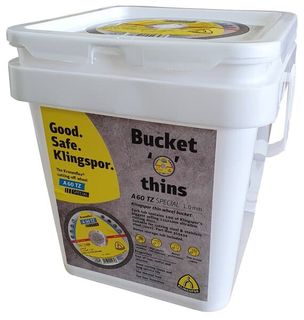100 KLINGSPOR 125MM ULTR THIN CUT BUCKET