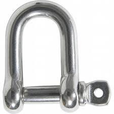 SS316 D SHACKLE M5 X 20