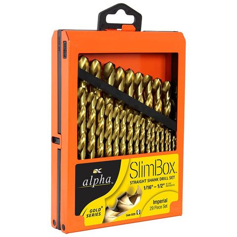 29P IMPERIAL SLIMBOX DRILL SET 1/16-1/2