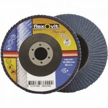 FLAP DISC ZIRCONIA 40 GRIT 100 X 16