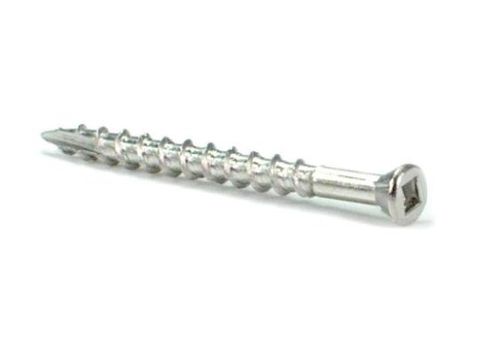 TRIM HEAD DECK SCREW SQ 9-9 X 53 SS304