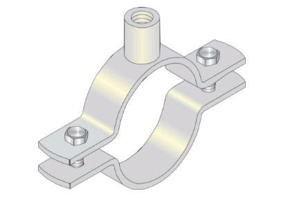 2PC NUT CLIP M10 TO SUIT 100MM PVC PIPE