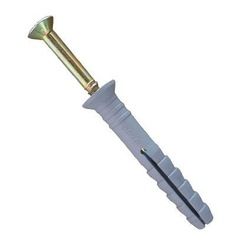 NAIL-IN NYLON ANCHOR CSK HD M6.5 X 25