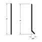 4" PINNACLE WALL BASE WITH TOE