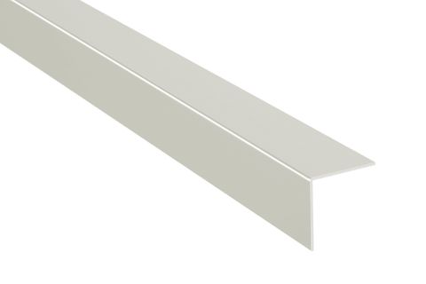 1" X 1" ANGLE SATIN CLEAR ANODIZED
