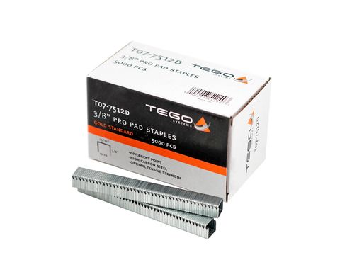 3/8" 7512 DIVERGENT POINT PAD STAPLE (5000 IN BOX)
