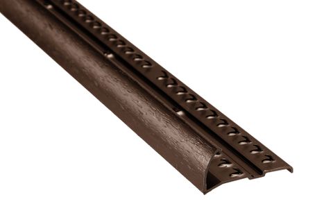 3/4" TAPDOWN PINNED ECON. LARGE LIP HAMMERED ANTIQUE BRONZE