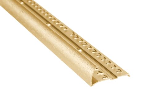 3/4" TAPDOWN PINNED ECON. LARGE LIP HAMMERED GOLD ANODIZED