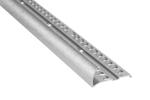 3/4" TAPDOWN PINNED ECON. LARGE LIP HAMMERED SILVER