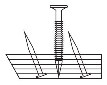 MXS-4420 1" EXTRA-WIDE WOOD TACK STRIP (400' PER CTN)