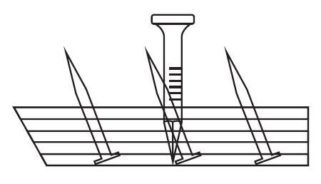 MXS-4642 TRI-TACK CONC. 5/8" NAIL TACK STRIP