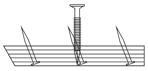 MXS-4820 COMMERCIAL WOOD TACK STRIP