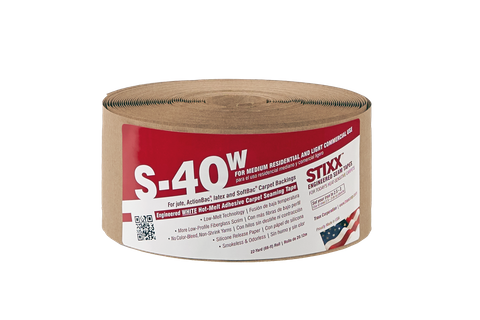 S-40 3" WHITE SEAM TAPE HEAVY RESIDENTIAL/COMMERCIAL 22 YD ROLL