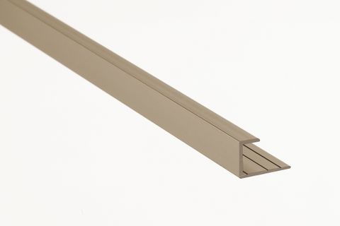 3/8" J-MOULDING SATIN TITANIUM