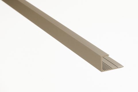 1/2" J-MOULDING SATIN TITANIUM