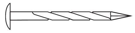 1734N-1 1-1/4" X 3/16" 13 GA NICKEL DRIVE SCREW 1# BAG