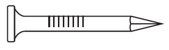 1361-01 11/16" 12GA HD CONC PIN 1# BAG