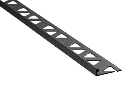 1/4" (6MM) TILE EDGE SATIN BLACK