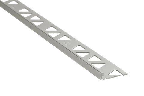 1/4" (6MM) TILE EDGE SATIN CLEAR ANODIZED