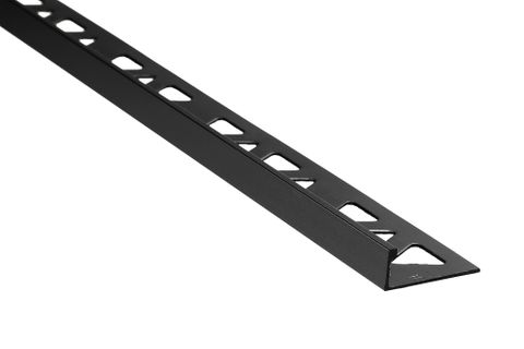 (CHECK DIAL3/8-555) 3/8" (10MM) TILE EDGE SATIN BLACK