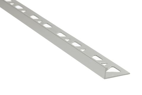 3/8" (10MM) TILE EDGE SATIN CLEAR ANODIZED
