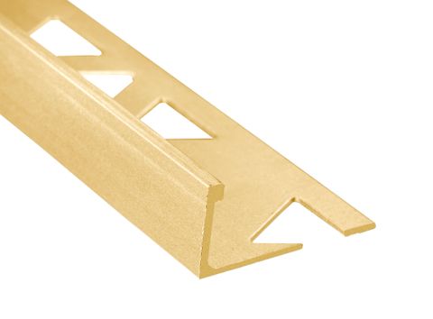 (CHECK DIAL1/2-444) 1/2" (12MM) TILE EDGE BRIGHT BRASS
