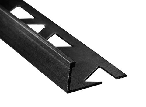 (CHECK DIAL1/2-555) 1/2" (12MM) TILE EDGE SATIN BLACK
