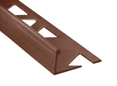 1/2" (12MM) TILE EDGE SATIN DARK BRONZE