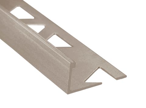 (CHECK DIAL1/2-850 & DIAL1/2EC-850) 1/2" (12MM) TILE EDGE SATIN TITANIUM