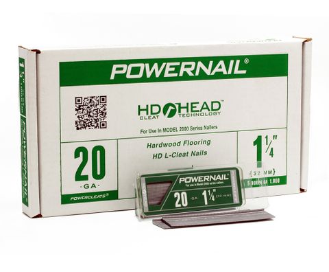 1-1/4" POWERCLEATS (1M) 20GA 1M/BOX