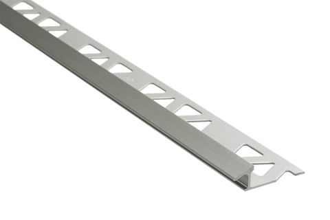 (CHECK DIACT3/8-CT-222) 3/8" (10MM) TILE ADAPTER SATIN CLEAR ANODIZED