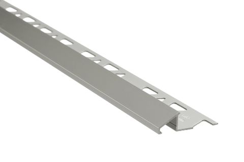 (CHECK DIATR3/8-TR-222 & PRPDAACV 10) 3/8" (10MM) TILE REDUCER SATIN CLEAR ANODIZED