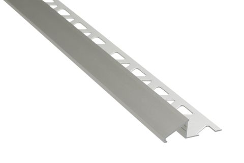 1/2" (12MM) TILE REDUCER SATIN CLEAR ANODIZED