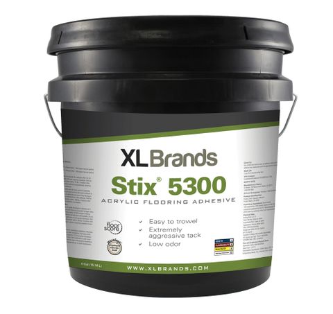 STIX 5300 ACRYLIC FLOORING ADHESIVE 4 GALLON PAIL