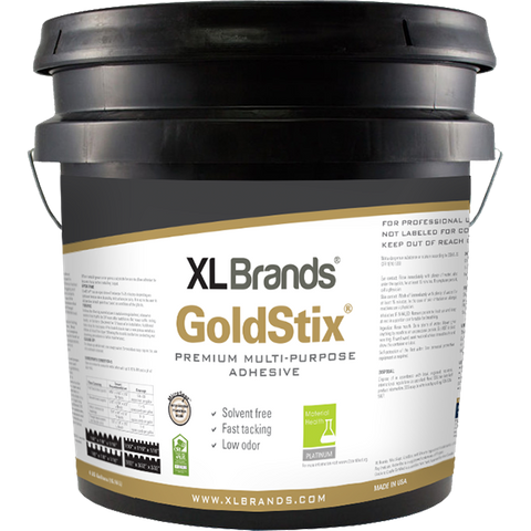 GOLD STIX PREMIUM GRADE FAST GRABBING CARPET ADHESIVE 4 GALLON PAIL