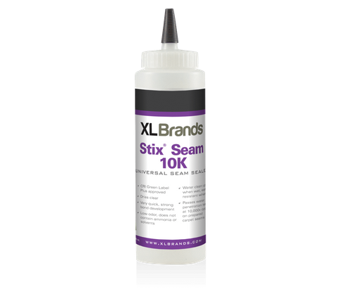 STIX SEAM 10K WATER RESISTANT UNIVERSAL SEAM SEALER 8 OZ BOTTLE CAN BE USED W/ VINYL FLOORING, MINERAL FELT BACK & FIBERGLASS BACKED SHEET VINYL