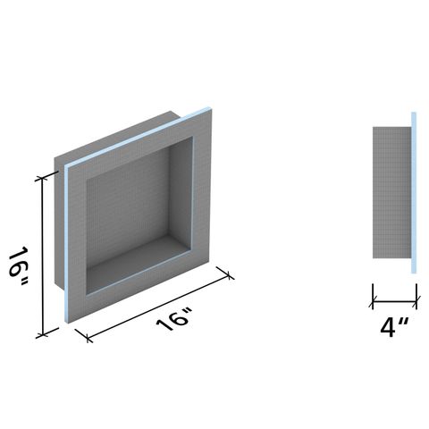 16" X 16" NICHE
